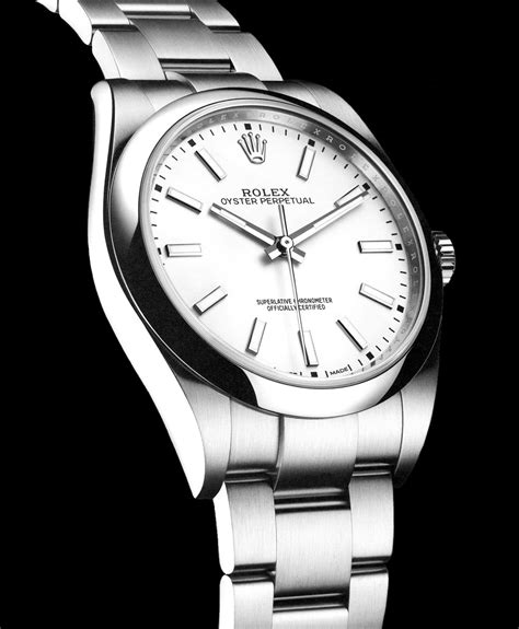 rolex oyster perpetual 39 mm quadrante bianco usato|Rolex Oyster Perpetual 39 usato .